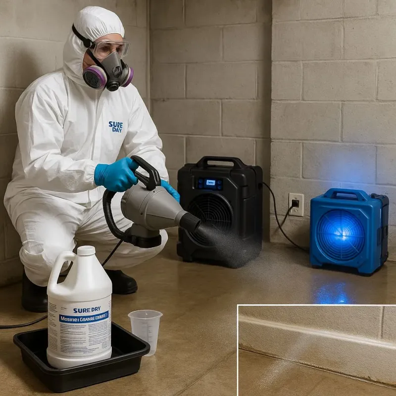 Sanitization and Odor Removal process in Chickamauga, GA