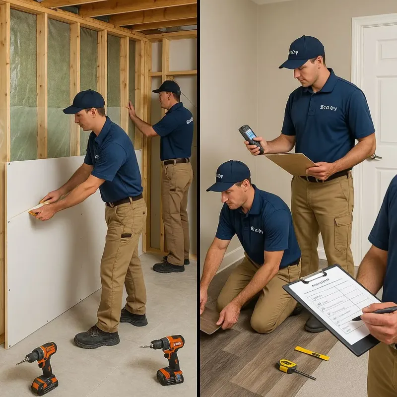 Repairs and Reconstruction process in Chickamauga, GA
